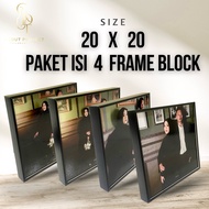 PRINT PHOTO FRAME BLOCK 20x20/ 8 r wall frame/ cadutproject/ photo frame/ photo print/ wedding/