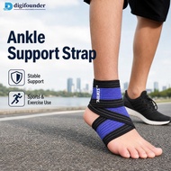 DGF  1PC 70CM Elastic Compression Sports Ankle Support Anti-Sprain Stabilizing Safety Brace for Outd