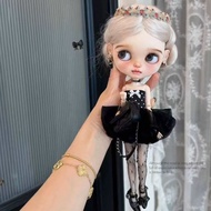 Small Cloth blythe Doll Clothes Black Swan Ballet Dress OB24 azone 19 Joint Body Can Wear