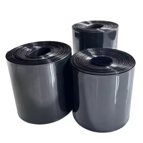 1kg Black PVC Heat Shrinkable Tube 18650 21700 26650 32650 Li-ion Battery Wrap Insulation Film Sleev