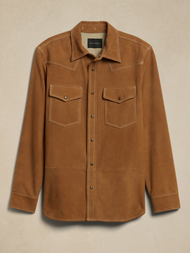 Kemeja Suede Pria BR