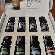 SALE! Cliganic Organic Essential Oil Gift set 8 bottles x 5ml each 有機 精油 禮盒裝 8枝 @5毫升