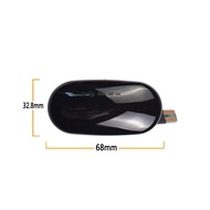 2 cái Led năng động Flash Đèn dấu hiệu bên Fender chỉ số lần lượt singnal ánh sáng cho Honda Accord 