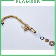 [Flameer] 360 Rotate Flexible Sink Basin Faucet Tap Cold Faucet For Kitchen Golden