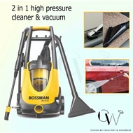 BOSSMAN 2 IN 1 HIGH PRESSURE CLEANER & VACUMM CLEANER - BE011C-100 (6 MONTHS WARRANTY)