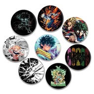 Fashion Gift Pins Midoriya Izuku Bakugou Katsuki Anime Badge Todoroki Shoto OCHACO URARAKA Cartoon B