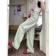 DaDuHey  Wide Leg Jeans Design Sense Hot Girl Distressed Loose Slimming Straight Long Pants For Wome