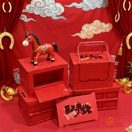 Popular [Wholesale Price]Spring Festival Foldable Storage Box Colorful Gift Box Handheld Shopping Ba