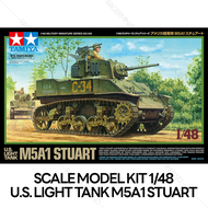 TAMIYA 32606 1/48 U.S. Light Tank M5A1 Stuart ชุดโมเดลประกอบทามิย่าแท้