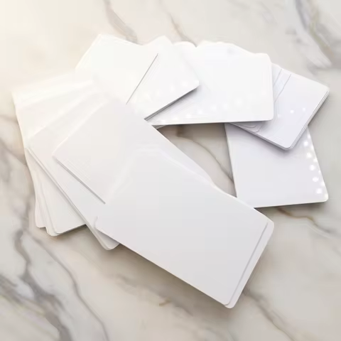 20PC X glossy White Blank inkjet printable PVC Card Waterproof plastic ID Card business card for Eps