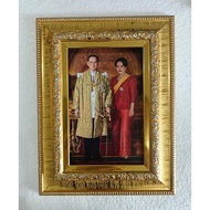 Auspicious Picture With Gold Frame Coated With Good Quality Laminated Film Waterproof Dustproof Non-