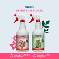 ANDGRO Foliar Spray for Flowering (Desert Rose) &amp; ANDGRO Foliar Spray for Healthy Leaves Bundle Deal