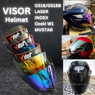 (VISOR) for Helmet Xdot G518/G518B Blitz/Xplorer/MDH D2/Swan/LTD/INDEX/LASER/MV STAR/AXN/ G518 Helme