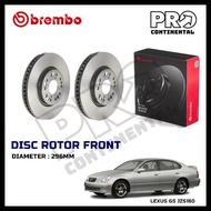 GENUINE BREMBO LEXUS GS300 JZS160 FRONT REAR DISC ROTOR [1 PAIR (LH+RH)]