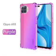 Carristo Oppo A93 Anti-Shock Case Cover Rainbow Aurora TPU Soft Casing Housing