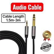 UNIPRO 6.35mm to 3.5mm TRS Stereo Audio Cable (1.5M-3M)