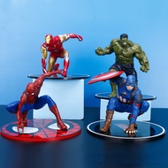 Avengers Spider-Man Iron Man Captain America Hulk Action Figure Model