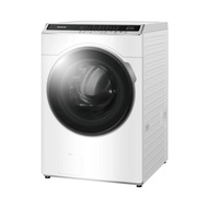 【結帳再x折】【含標準安裝】【Panasonic 國際】19kg 洗溫水變頻 滾筒式洗衣機 冰鑽白(W) NA-V190MW (W3K4)