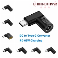 CHIHIRO1HXY3 DC to Type C Converter USB C Connector 5v 9v 12v 5.5X2.5 7.4X0.9 4.5X0.6mm PD 65W for /