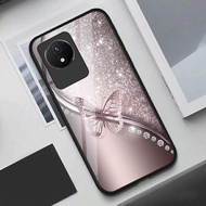 Vivo Y02 Y02T Case - Softcase - Latest Casing - Vivo Y02 Y02T glass softcase (GC42)