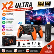 4K wireless gaming stick X2 Ultra 128G with built-in 41800+games, retro arcade games 2.4G dual contr