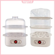 [Fast Arrival] Two/Three-Layer Electric Steamer Machine 6 Eggs Multifunction Egg Boiler Cooker Porta