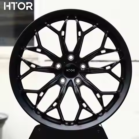 HTOR 19x10 20x9 21x10 22x10.5 23x11 5x112 5x130 5x120 5x114.3 Forged Luxury Wheels Matte Black for