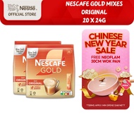 [Bundle of 2] NESCAFE GOLD 3in1 Original Coffee Sachets (20 x 24g)