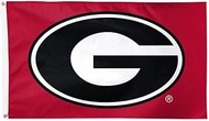 Georgia Bulldogs 3x5 Flag, Made by Wincraft, Indoor/Outdoor Use, Sewn Ends, Brass Grommets