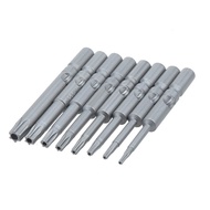 802 Hexagonal Plum Blossom Electric Bit S2 Steel Round Handle 6mm Flower Type Flower Key Strong Magn