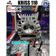 👍Skim+Taper V2 31/27 29/25 24/28 30/26 Kriss110 LEO🦁 RACING HEAD CYLINDER KRISS110 / KRISS 2 MODENAS