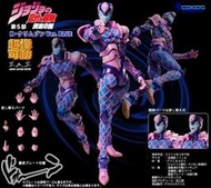 超像可動系列~JOJO冒險野郎-第五部 替身:克里姆王 Ver.BLUE(全新未拆!)