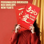 2026 New Big Red Envelope 520 Wedding Red Packet Cny Angpao Money Suprise Festival Lucky Bag C5d2
