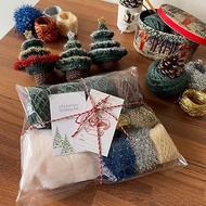 【粒線桔】3棵入 聖誕樹DIY編織材料包