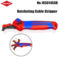 Germany KNIPEX Ratchet Cable Stripper Stripping Tool 1650145SB