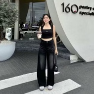 Baggy Jeans Women's Black Retro Pants Latest Baggy Regular Loose Trendy Baggy Jeans Jeans Women Jean