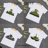 Top 8 T-shirts printed with cartoon tanks - Piece meaningful gifts for children
