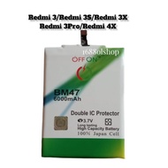 Baterai Xiaomi Redmi Bm47 Redmi 3/Redmi 3S/Redmi 3X/Redmi 3Pro/Redmi