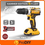 PRODIY DW36i Hammer Drill Cordless Drill Set Gerudi Dinding Cordless Impact Drill Battery 36V