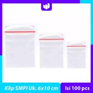 Plastic Clip 6x10 Plastic Clip 6 x 10 cm Sealer Ziplock Bag Zip