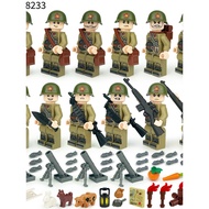 Russian Field Forces Building Block Minifigures World War II Red Army Mortars Russian Army Field For