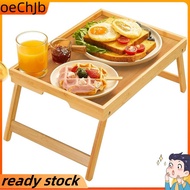 Laptop Desk Snack Bamboo Bed Tray Table with Foldable Legs Breakfast Tray for SofaBed EatingWorking