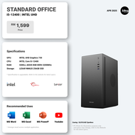 IDEALTECH STANDARD OFFICE INTEL PC PACKAGE ( INTEL CORE I5 / INTEL UHD GRAPHICS 730 / 8GB RAM / 256G