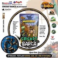 ￼CRICKET BARCA BLACK MAGIC Jangkrik Kering Pakan Pelet Ikan Reptile Xtra Squid ink pertajam pakan ch