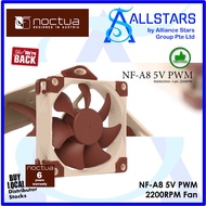 NOCTUA NF-A8 5V PWM, Premium Quiet Fan with USB Power Adaptor , 4-Pin, 5V Version (Warranty 6 Years)