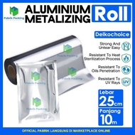 Plastik kemasan 25 cm aluminium foil roll metalizing kemasan sachet