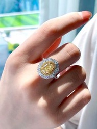 GIA 2卡黃鑽戒指 (價錢只供參考）