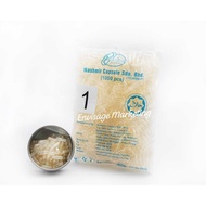 HALAL Empty Hard Gelatin Capsule (Clear/Clear Size 1)