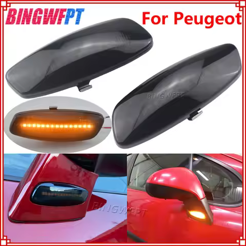 2x Dynamic Led Turn Signal Indicator Sequential Blinker Light For Citroen C4 Coupe Picasso C3 C5 X7 