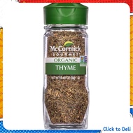 แม็คคอร์มิคออร์แกนิคใบไทม์ 18กรัม - Mccormick Organic Thyme Leaves 18g.